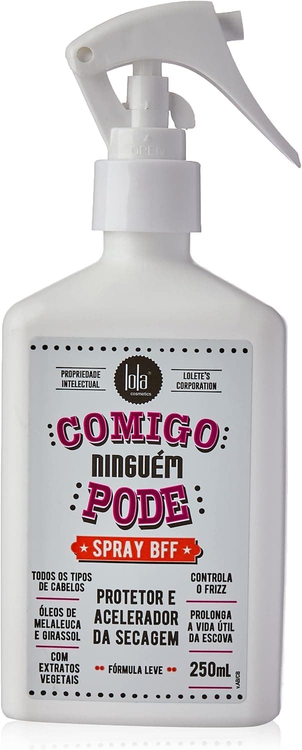Comigo Ninguém Pode Spray Protetor Térmico 250ml Lola Cosmetics