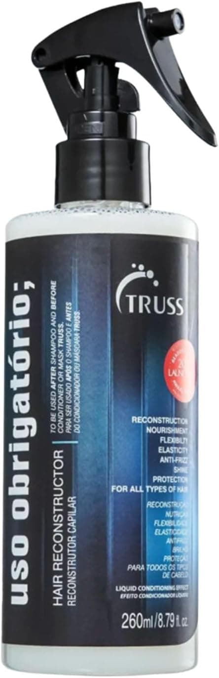 Truss Reconstrutor Uso Obrigatório | Tratamento Capilar com Proteção Térmica 260ml